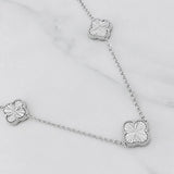 Cadena Trebol Aro Seguido 16.35g / 57.5cm / 1.89mm Plata 925