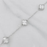 Pulso Trebol Aro Seguido 8.15g / 20.5cm / 1.7mm Plata 925