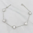 Pulso Trebol Aro Seguido 8.15g / 20.5cm / 1.7mm Plata 925
