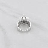 Anillo Gota Diamante 1.90qts 10.19g / T6 3/4 Oro Blanco 14K