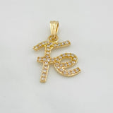 Dije Fe 1.1g / 2.2cm Oro Amarillo 18K