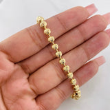 Cadena Militar Media Luna 13.9g / 47cm / 4mm Oro Amarillo 18K