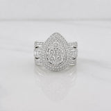 Anillo Gota Diamante 1.90qts 10.19g / T6 3/4 Oro Blanco 14K