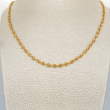 Cadena GC 5gr / 51cm / 3.28mm Oro Amarillo 18K %