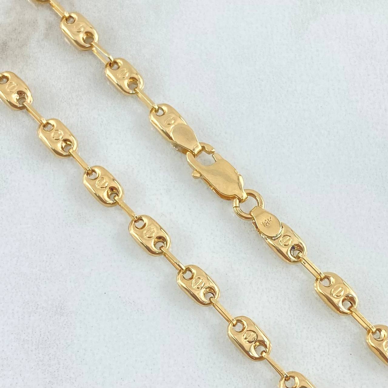 Cadena GC Rustica Tornillo 9.55gr / 65cm / Oro 18K