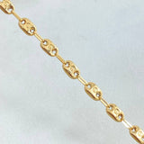 Cadena GC Rustica Tornillo 9.55gr / 65cm / Oro 18K