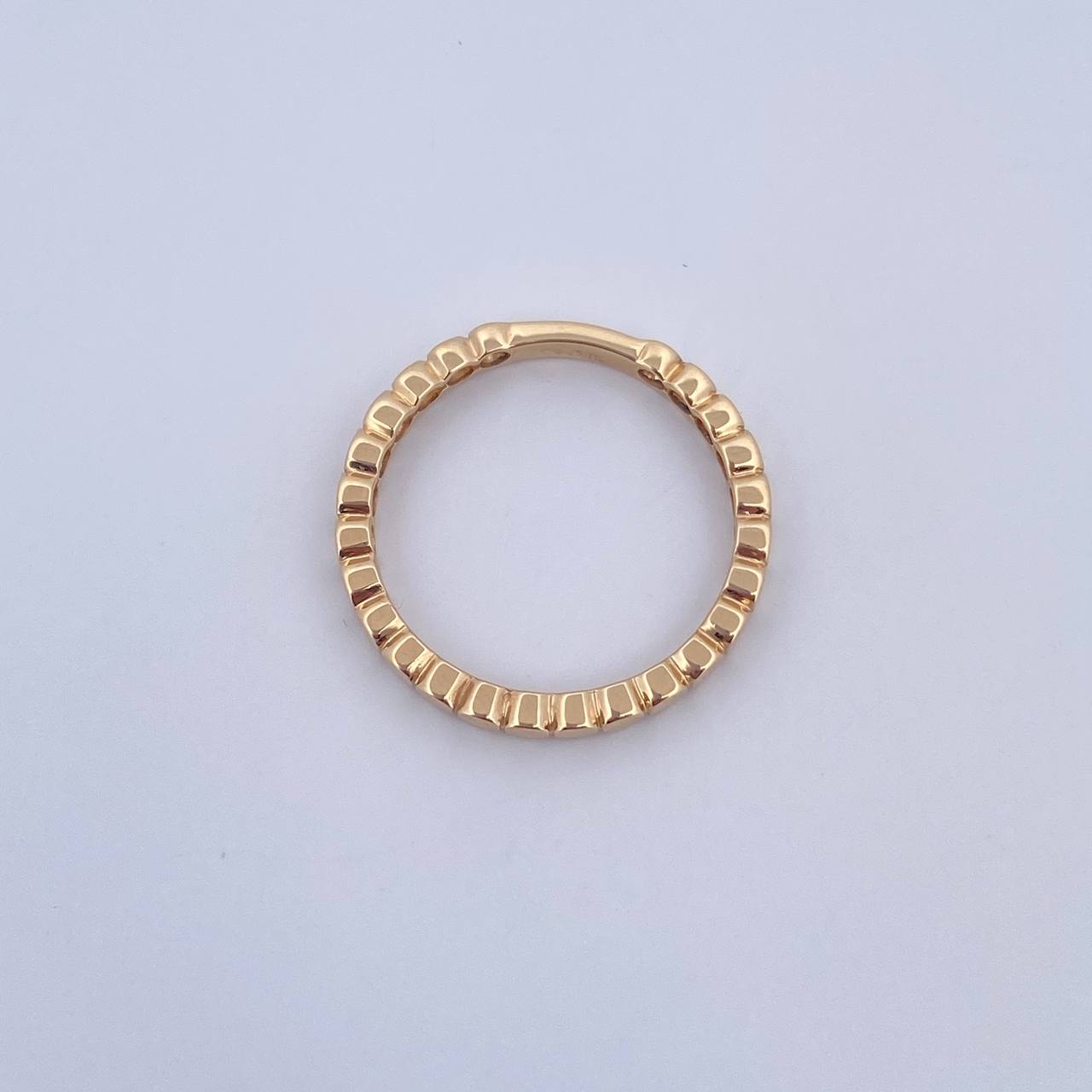 Anillo Argolla Circulos 2.7gr / T7 / Liso Oro Amarillo 18K &