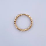 Anillo Argolla Circulos 2.7gr / T7 / Liso Oro Amarillo 18K &