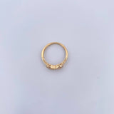 Anillo Infinito 2.1gr / T5 / Circones Blancos Oro Amarillo 18K &