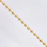 Cadena Militar Media Luna 10.35gr / 60cm / 3mm Oro Amarillo Nac.Esp. 18K ©