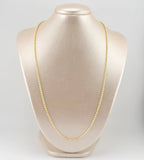 Cadena Militar Media Luna 10.35gr / 60cm / 3mm Oro Amarillo Nac.Esp. 18K ©