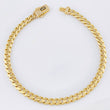 Pulso Cubano Monaco 8.6gr / 21cm / 4.8mm Oro Amarillo +4 18K *
