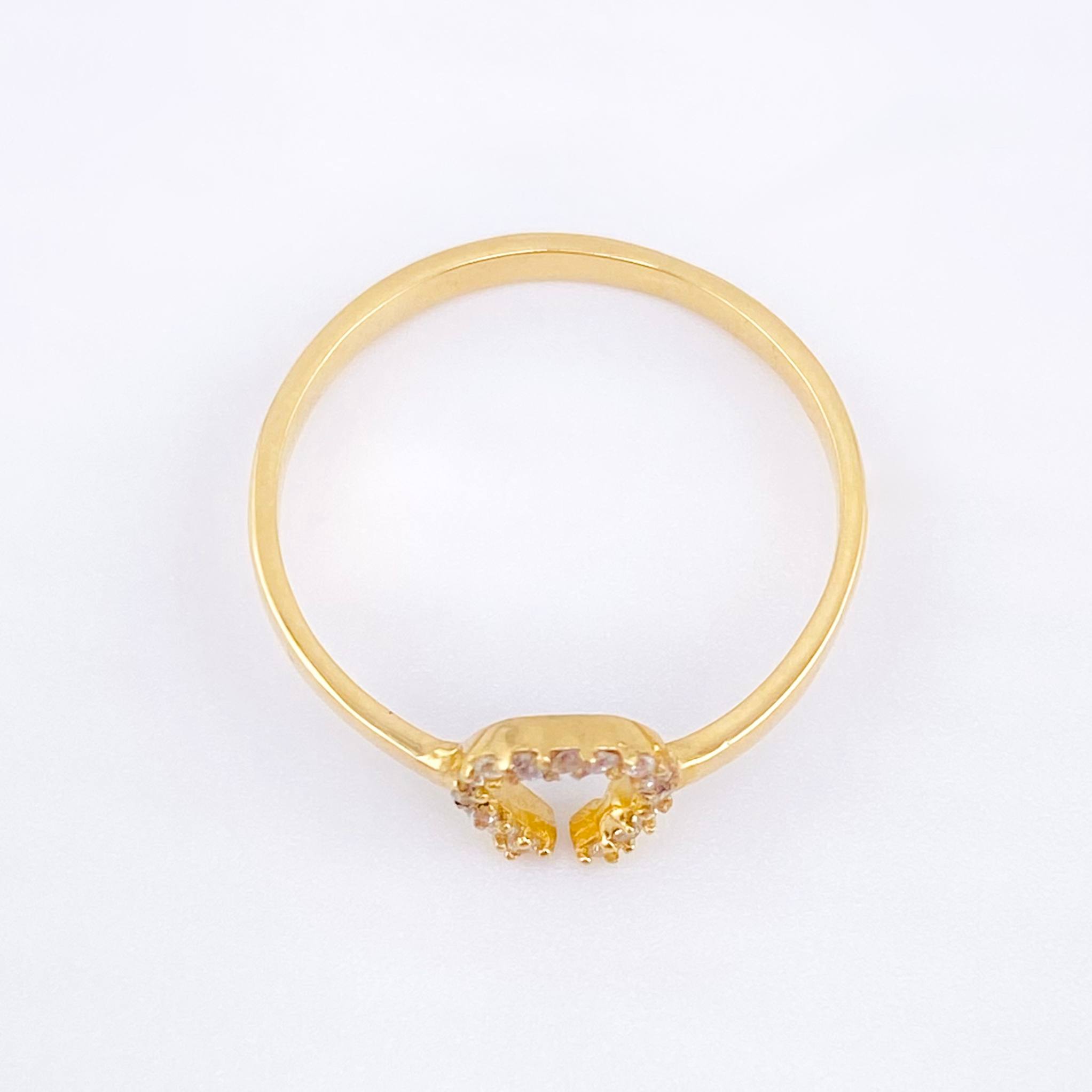 Anillo Herradura Omega 1.5 g / T6 Oro Amarillo 18K