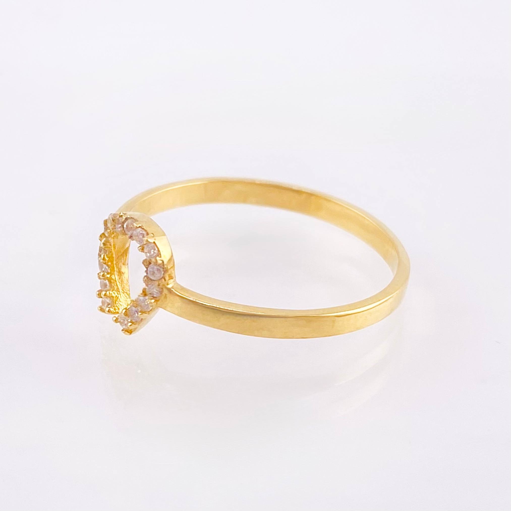 Anillo Herradura Omega 1.5 g / T6 Oro Amarillo 18K