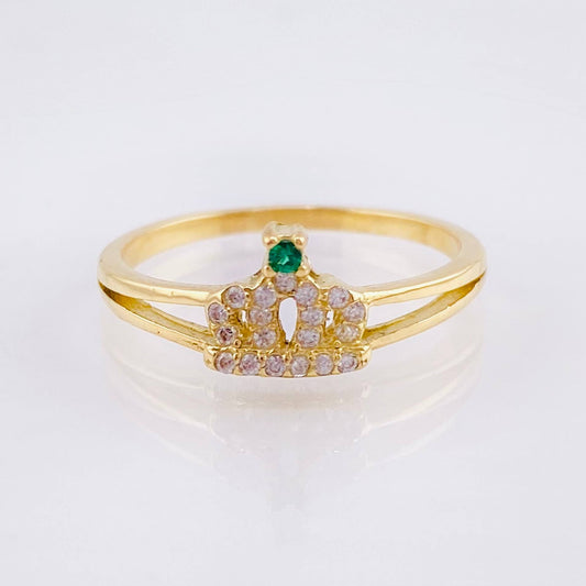 Anillo Corona 1.95gr / T6 1/4 / Oro Amarillo 18K