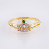 Anillo Corona 1.95gr / T6 1/4 / Oro Amarillo 18K