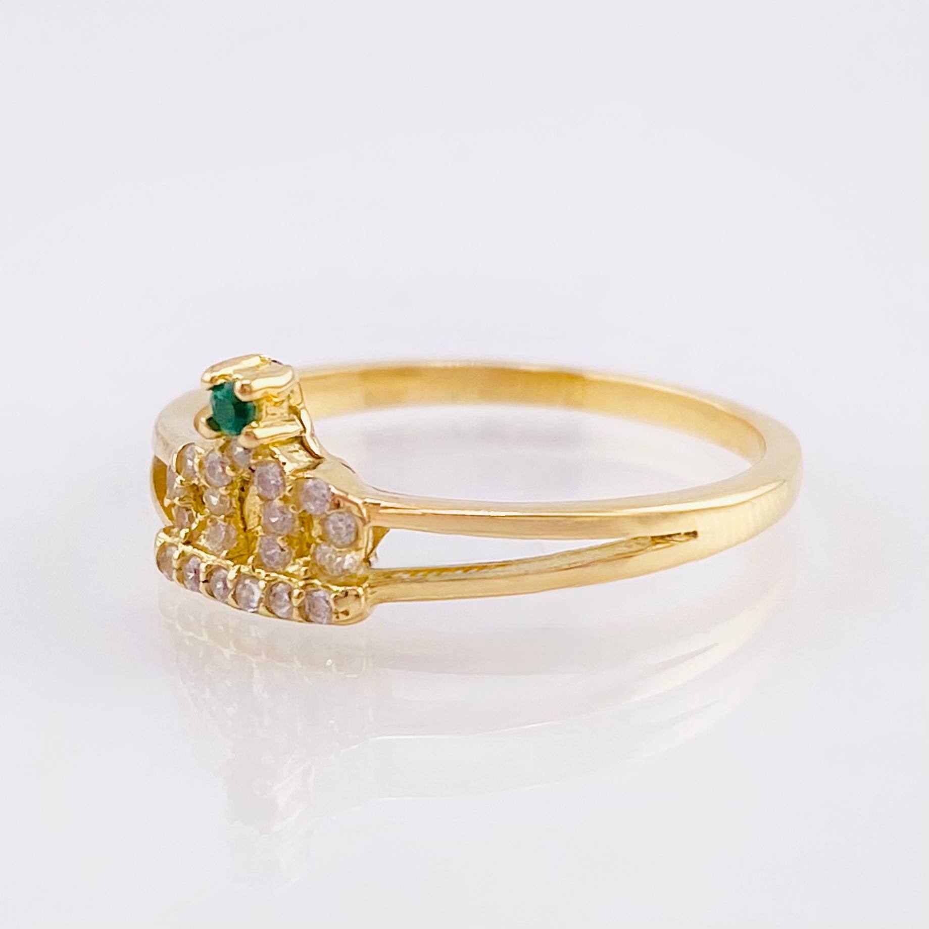 Anillo Corona 1.95gr / T6 1/4 / Oro Amarillo 18K