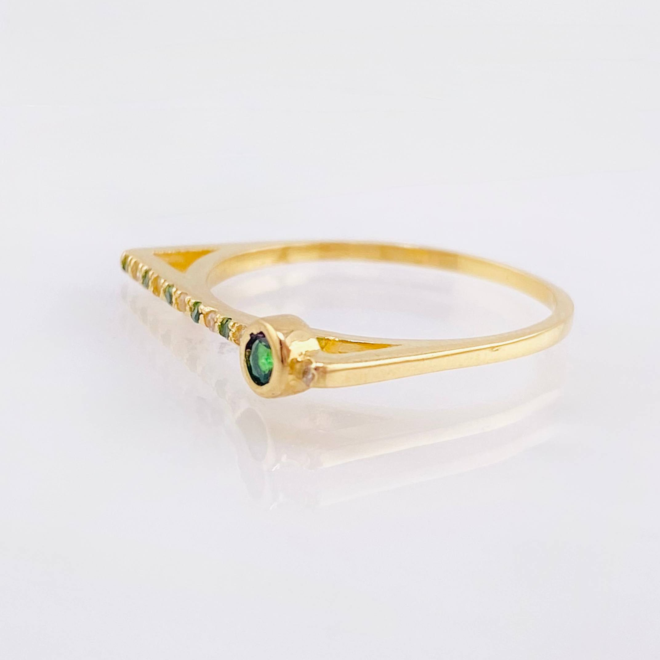 Anillo Cetro Meseta 1.55gr / T6 1/4 / Oro Amarillo 18K