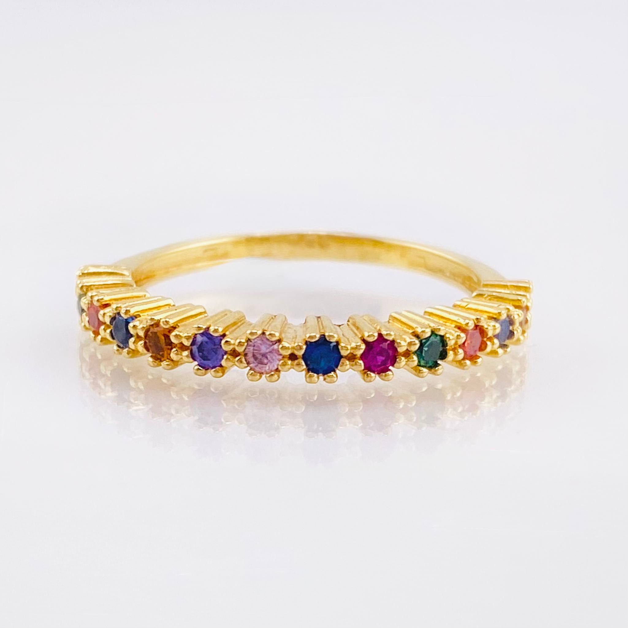 Anillo Churumbela Sobresalto 2.7gr / T7 1/4 / Oro Amarillo 18K