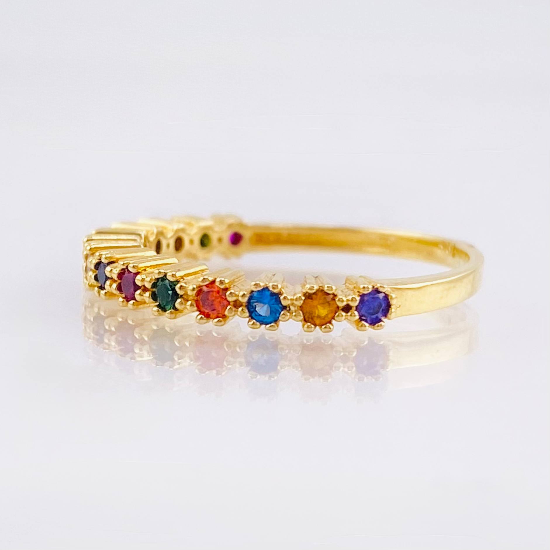 Anillo Churumbela Sobresalto 2.7gr / T7 1/4 / Oro Amarillo 18K