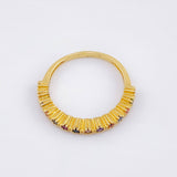 Anillo Churumbela Sobresalto 2.7gr / T7 1/4 / Oro Amarillo 18K