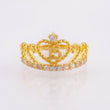 Anillo Corona Quinces 2.55gr / T6 1/2 / Oro Amarillo 18K