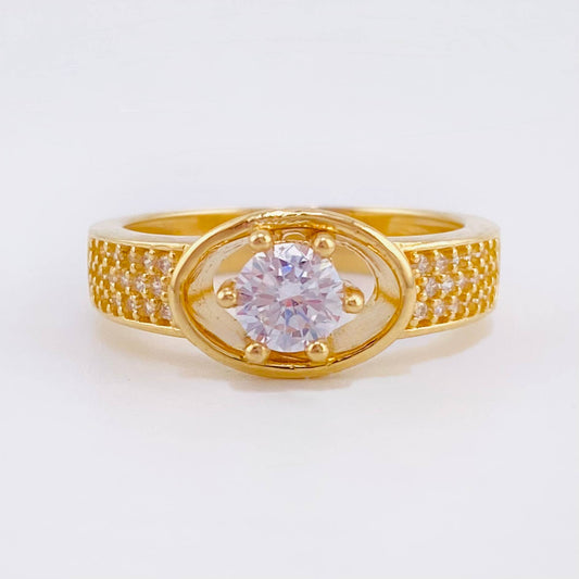 Anillo Ojo De Raj 5.45gr / T7 / Oro Amarillo 18K