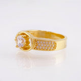 Anillo Ojo De Raj 5.45gr / T7 / Oro Amarillo 18K
