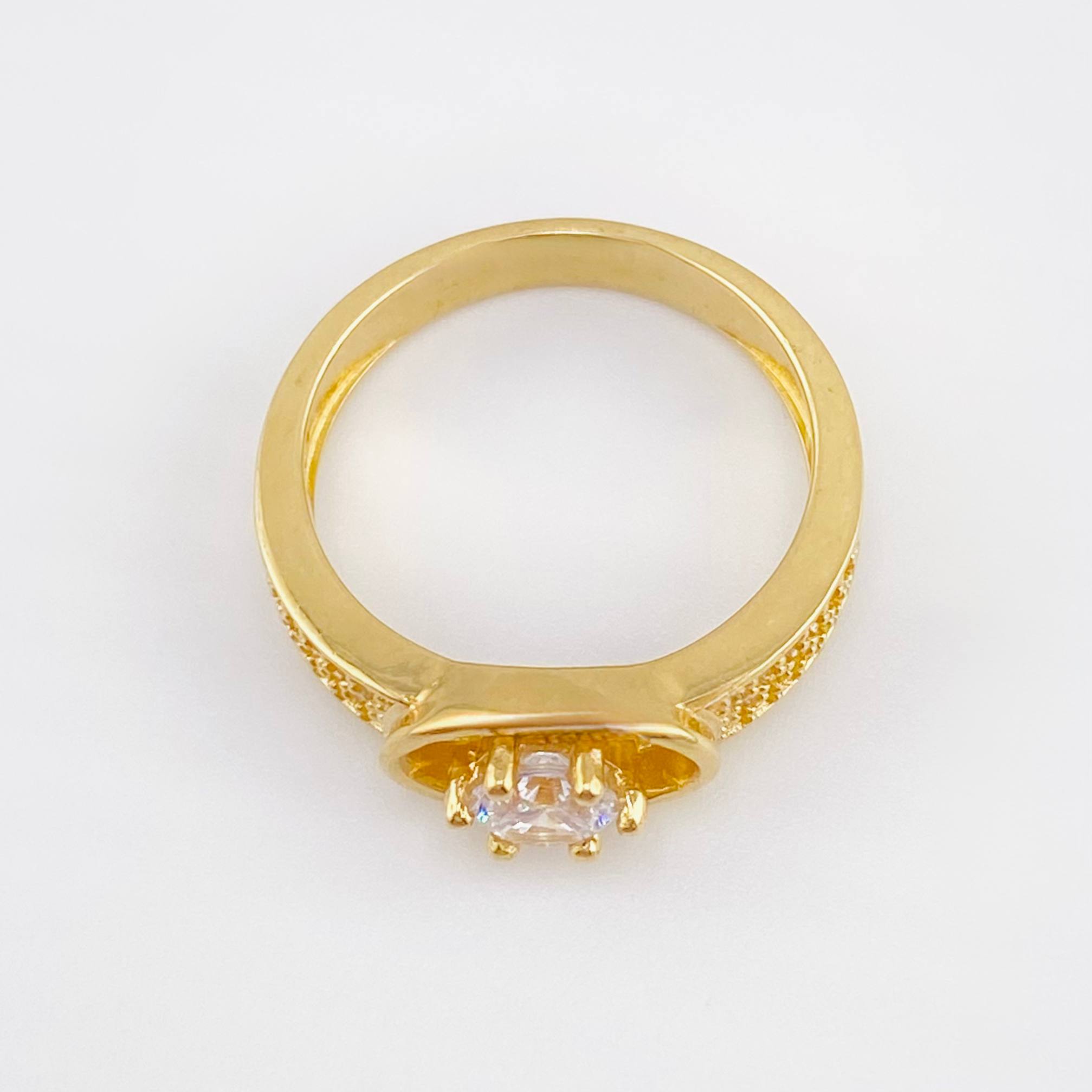Anillo Ojo De Raj 5.45gr / T7 / Oro Amarillo 18K