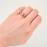 Anillo Ojo De Raj 5.45gr / T7 / Oro Amarillo 18K