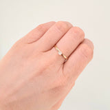 Anillo Solitario 1.25gr / T8 1/4 / Oro Amarillo 18K *