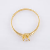 Anillo Solitario 1.1gr / T8 / Oro Amarillo 18K *