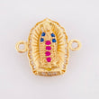 Herraje Virgen Guadalupe 1.1gr / 1.05cm / Oro Amarillo 18K *