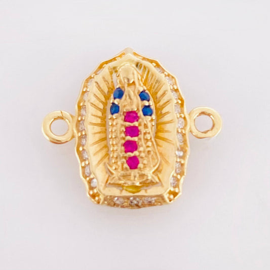 Herraje Virgen Guadalupe 1.1gr / 1.05cm / Oro Amarillo 18K *