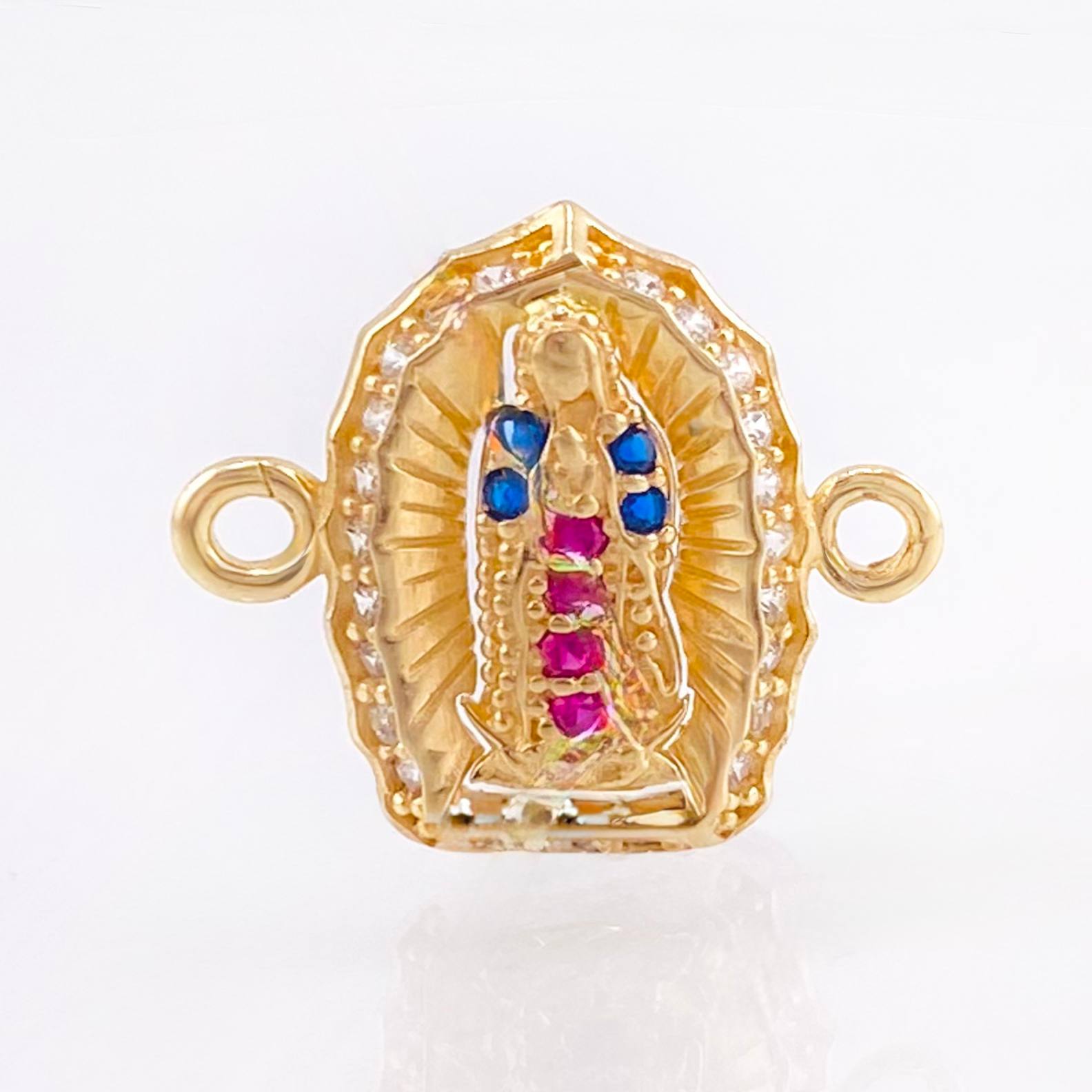 Herraje Virgen Guadalupe 1.1gr / 1.05cm / Oro Amarillo 18K *