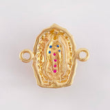 Herraje Virgen Guadalupe 1.1gr / 1.05cm / Oro Amarillo 18K *