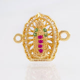 Herraje Virgen Guadalupe 1.25gr / 1.05cm / Oro Amarillo 18K *