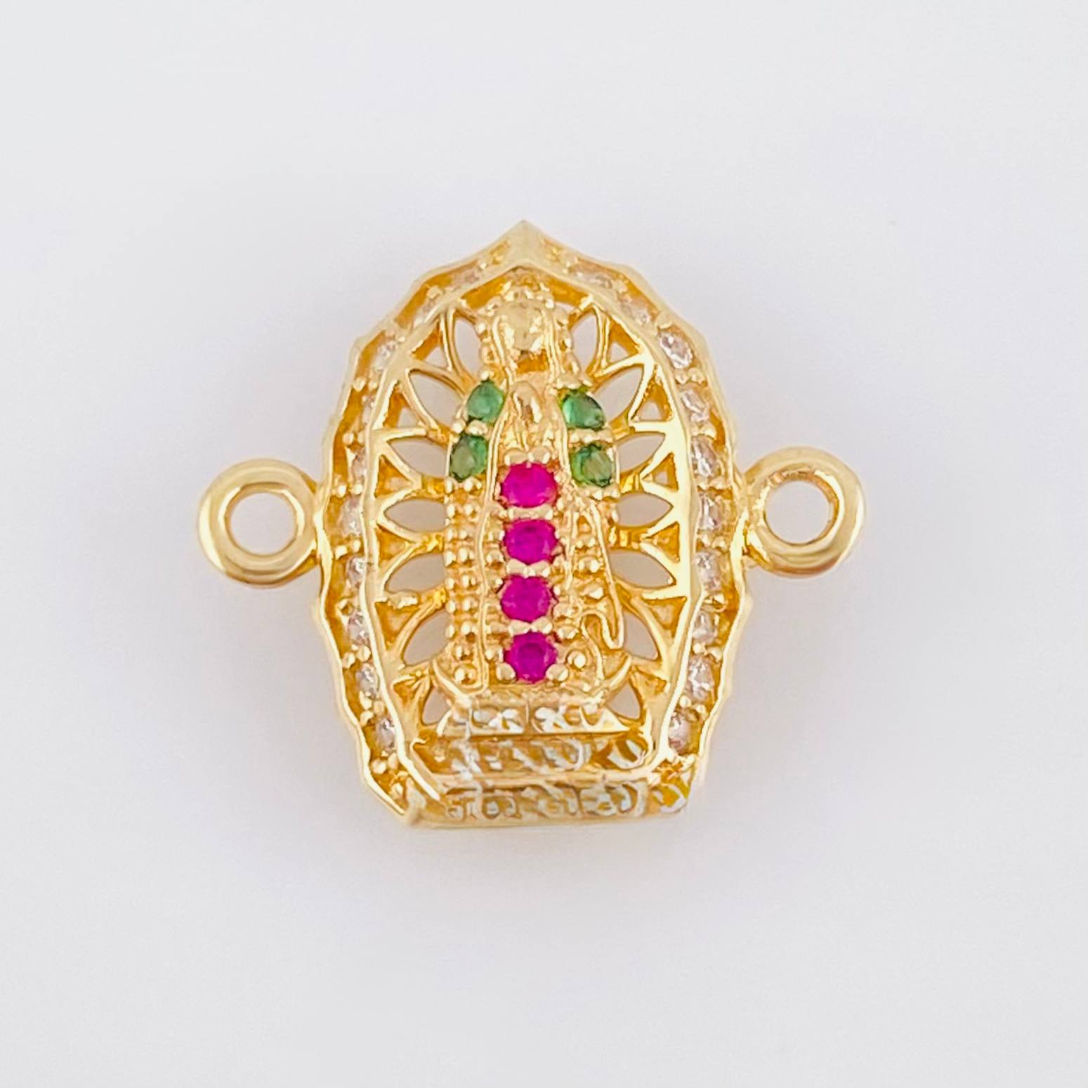 Herraje Virgen Guadalupe 1.25gr / 1.05cm / Oro Amarillo 18K *