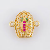 Herraje Virgen Guadalupe 1.25gr / 1.05cm / Oro Amarillo 18K *