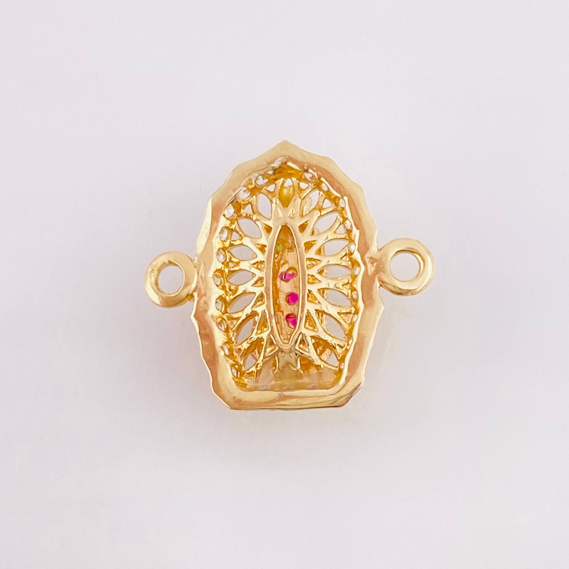 Herraje Virgen Guadalupe 1.25gr / 1.05cm / Oro Amarillo 18K *