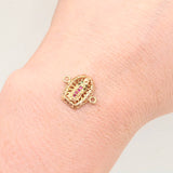 Herraje Virgen Guadalupe 1.25gr / 1.05cm / Oro Amarillo 18K *