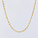 Cadena Militar 17.75gr / 60cm / 3mm Oro Amarillo Nac.Esp. 18K ©