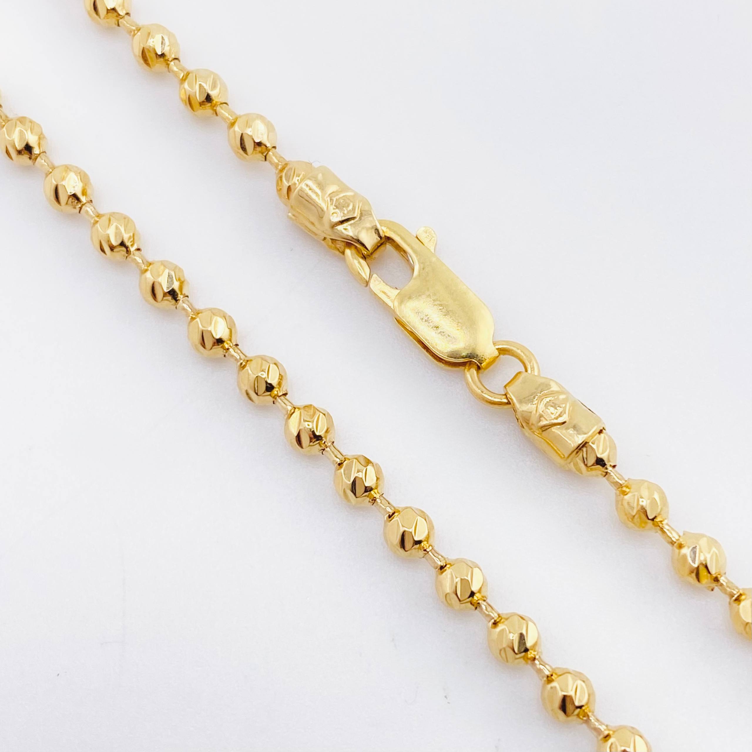 Cadena Militar 17.75gr / 60cm / 3mm Oro Amarillo Nac.Esp. 18K ©