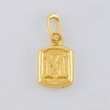 Dije Letra M 0.3g / 1.5cm Oro Amarillo 18K