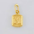 Dije Letra M 0.3g / 1.5cm Oro Amarillo 18K