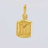 Dije Letra M 0.3g / 1.5cm Oro Amarillo 18K