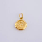 Dije Letra S 0.45 g / 1.6 cm Oro Amarillo 18K