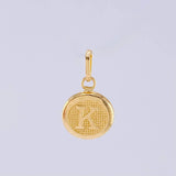 Dije Letra K 0.4 g / 1.6 cm Oro Amarillo 18K