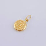 Dije Letra E 0.4 g / 1.6 cm Oro Amarillo 18K