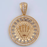 Dije Medalla Corona RX 10gr / 4.1cm / Oro 18K $